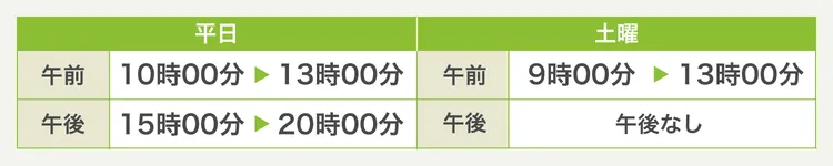 営業時間